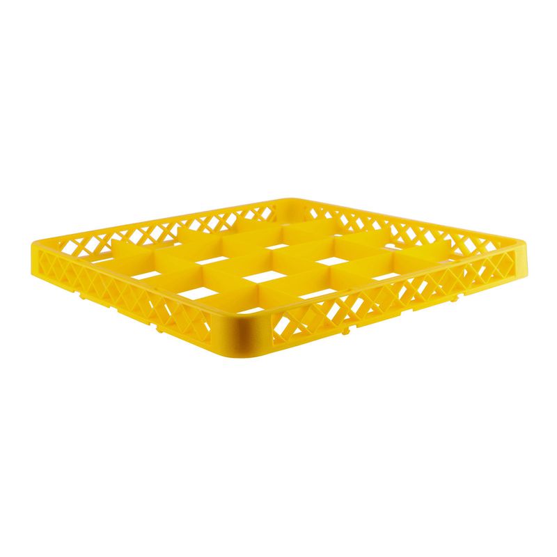 CHEFINOX WASHRACK EXTENDER 16 COMP YELLOW 490x490x44mm (*69817-Y*) = PACK OF 12 X EACHES