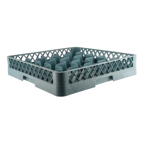 CHEF INOX WASHRACK 25 COMP GREY 490x490x100mm (*69825*) = PACK OF 6 X EACHES