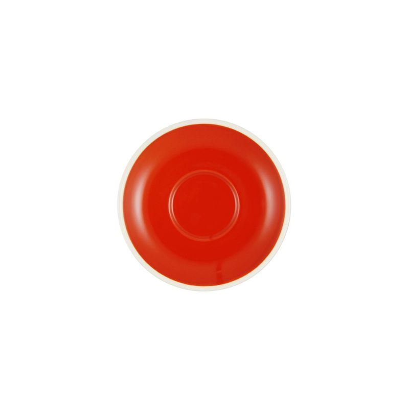 BREW-CHILLI/WHITE ESPRESSO SAUCER TO SUIT BW0000 (*BW0005*) = PACK OF 6 X EACHES