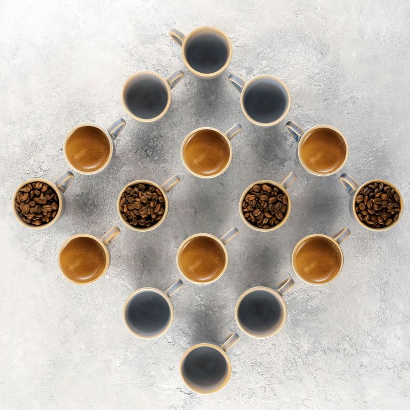BREW-AZURE BLUE ESPRESSO CUP 90ml (*BW8000*) = PACK OF 6 X EACHES