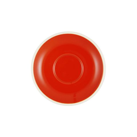 BREW-CHILLI/WHITE SAUCER TO SUIT BW0045/24 (*BW0050*) = PACK OF 6 X EACHES