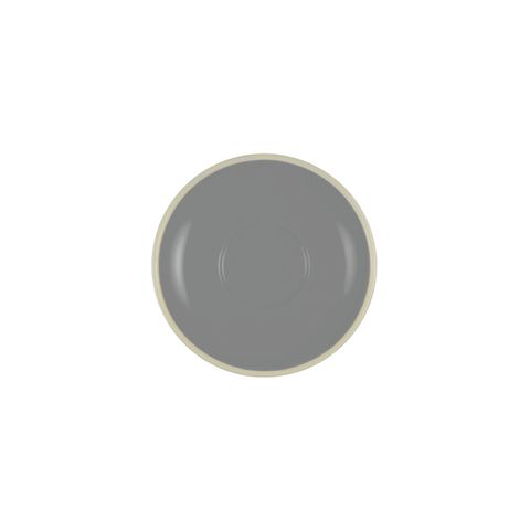 BREW-FRENCH GREY/WHITE ESPRESSO SAUCER TO SUIT BW0500 (*BW0505*) = PACK OF 6 X EACHES