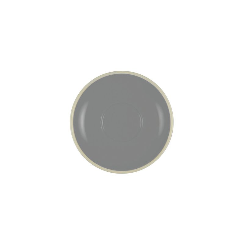 BREW-FRENCH GREY/WHITE ESPRESSO SAUCER TO SUIT BW0500 (*BW0505*) = PACK OF 6 X EACHES
