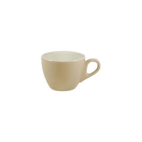 BREW-HARVEST/WHITE MATT FLAT WHITE  CUP 160ml (*BW0910*) = PACK OF 6 X EACHES