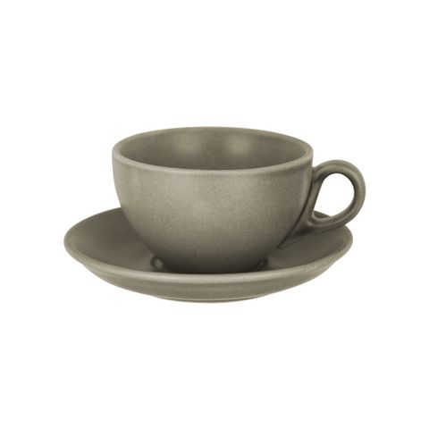BREW CAPPUCCINO CUP 220ml FROST GREY (*BW8430*) = PACK OF 6 X EACHES