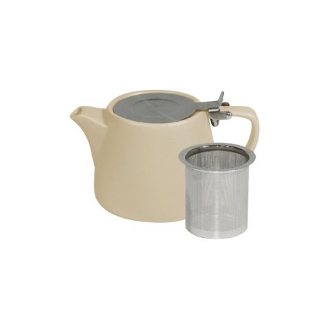 BREW-HARVEST STACKABLE MATT TEAPOT 500ml SS INFUSER/LID (*BW0960*) = PACK OF 2 X EACHES
