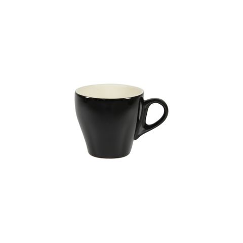 BREW-ONYX/WHITE LONG BLACK CUP 220ml (*BW1020*) = PACK OF 6 X EACHES