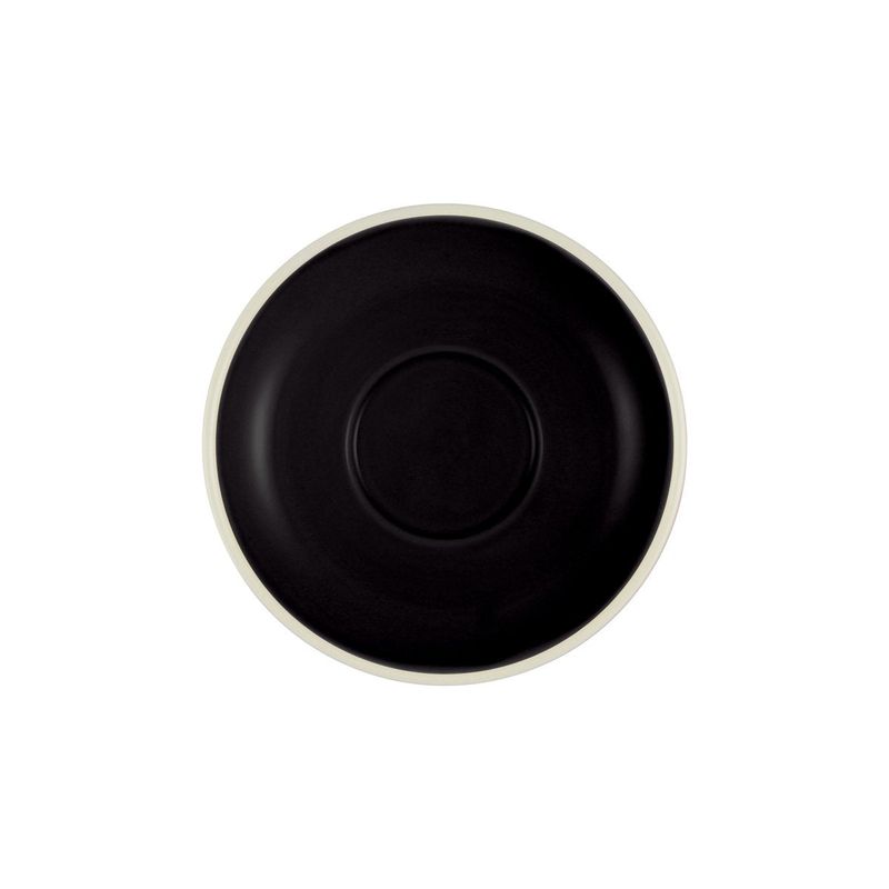 BREW-ONYX/WHITE SAUCER TO SUIT BW1030/1035 140mm (*BW1040*) = PACK OF 6 X EACHES