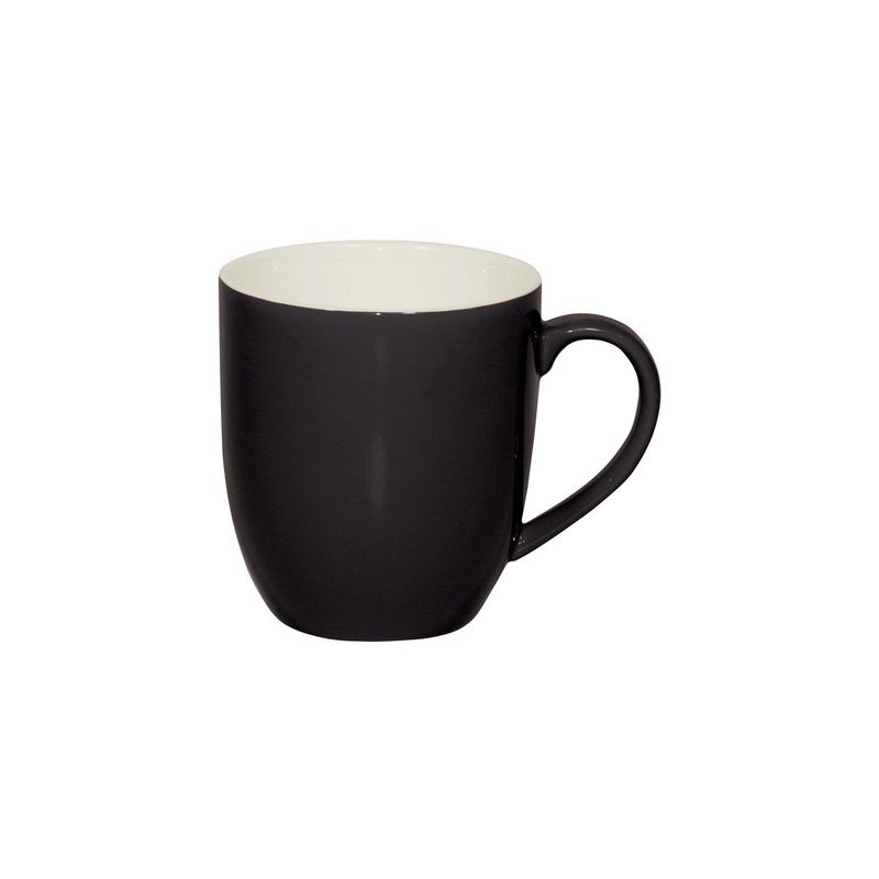 BREW-ONYX/WHITE MUG 380ml (*BW1024*) = PACK OF 6 X EACHES