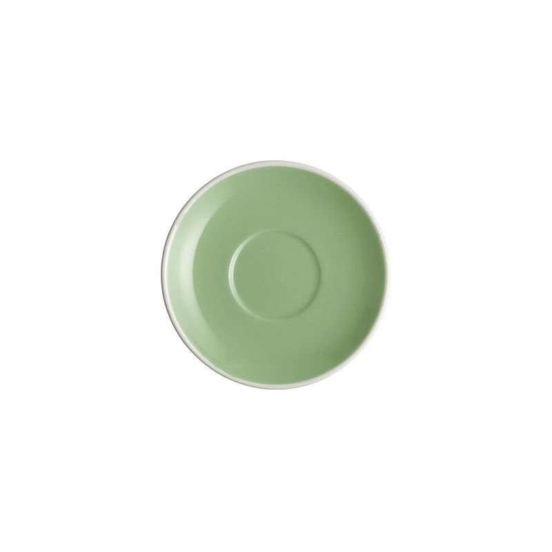 BREW-SAGE/WHITE ESPRESSO SAUCER TO SUIT BW0200 (*BW0205*) = PACK OF 6 X EACHES