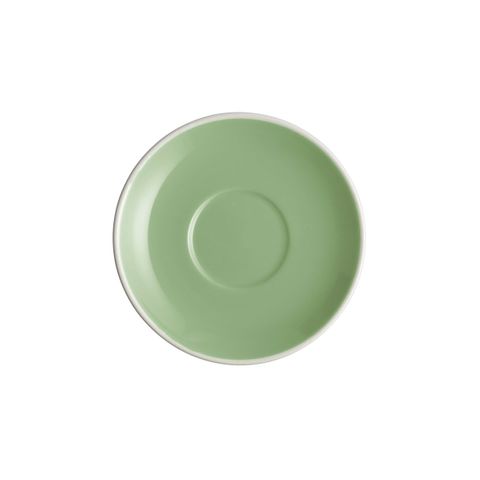 BREW-SAGE/WHITE SAUCER TO SUIT BW0230/235 140mm (*BW0240*) = PACK OF 6 X EACHES