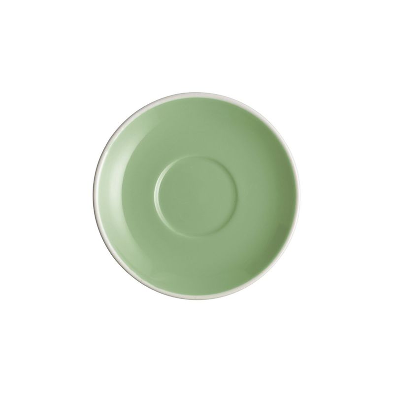 BREW-SAGE/WHITE SAUCER TO SUIT BW0230/235 140mm (*BW0240*) = PACK OF 6 X EACHES