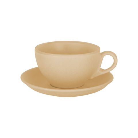 BREW CAPPUCCINO CUP 220ml SANDSTONE (*BW8130*) = PACK OF 6 X EACHES