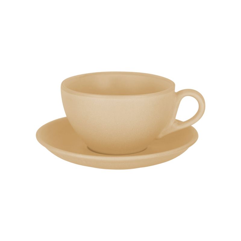 BREW CAPPUCCINO CUP 220ml SANDSTONE (*BW8130*) = PACK OF 6 X EACHES