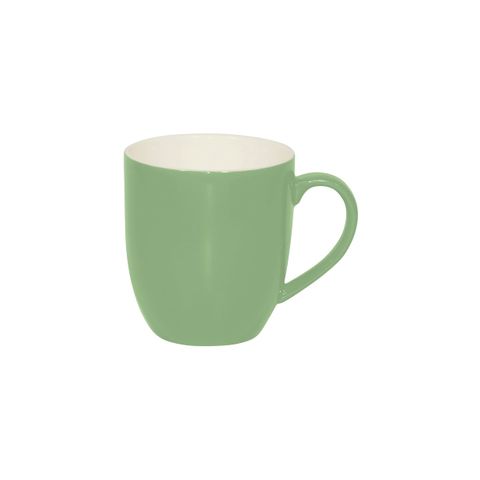 BREW-SAGE/WHITE MUG 380ml (*BW0224*) = PACK OF 6 X EACHES