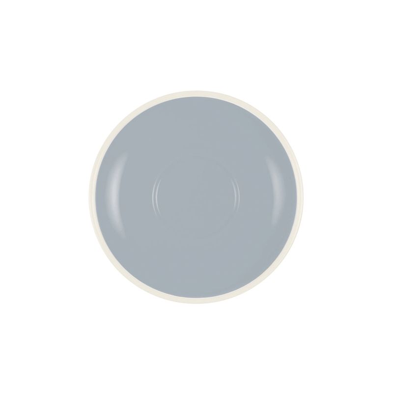 BREW-SILVER ICE/WHITE MATT SAUCER TO SUIT BW0845/24 (*BW0850*) = PACK OF 6 X EACHES