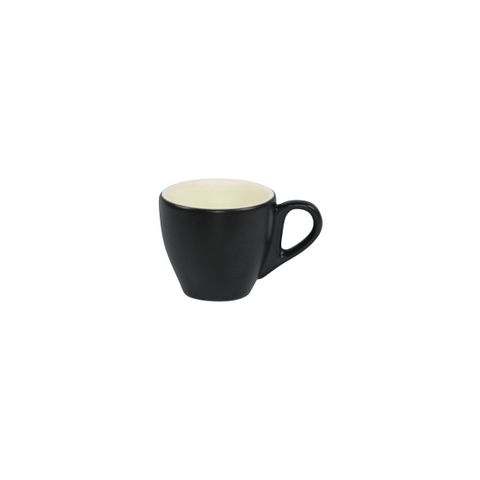 BREW-SMOKE/WHITE MATT ESPRESSO CUP 90ml (*BW0700*) = PACK OF 6 X EACHES