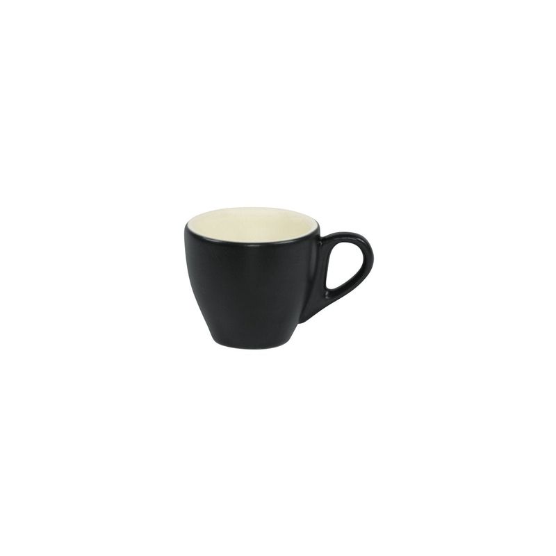 BREW-SMOKE/WHITE MATT ESPRESSO CUP 90ml (*BW0700*) = PACK OF 6 X EACHES