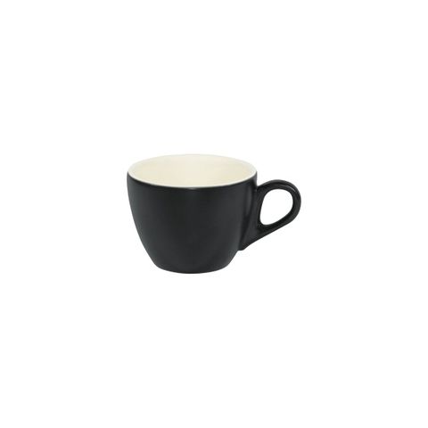 BREW-SMOKE/WHITE MATT FLAT WHITE  CUP 160ml (*BW0710*) = PACK OF 6 X EACHES