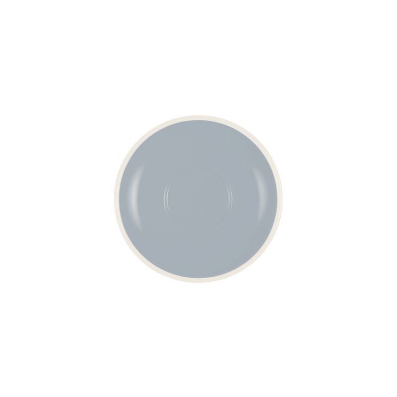 BREW-SILVER ICE/WHITE MATT ESPRESSO SAUCER BW00800 (*BW0805*) = PACK OF 6 X EACHES
