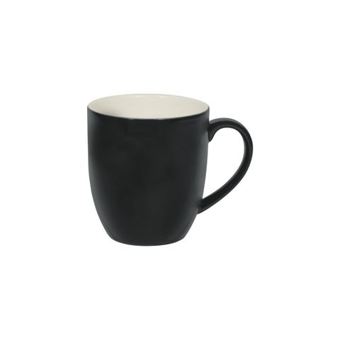 BREW-SMOKE/WHITE MUG 380ml (*BW0724*) = PACK OF 6 X EACHES