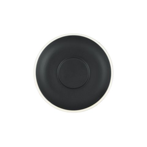 BREW-SMOKE/WHITE MATT SAUCER TO SUIT BW0745/24 (*BW0750*) = PACK OF 6 X EACHES
