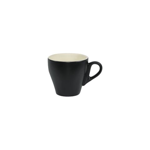 BREW-SMOKE/WHITE MATT LONG BLACK CUP 220ml (*BW0720*) = PACK OF 6 X EACHES