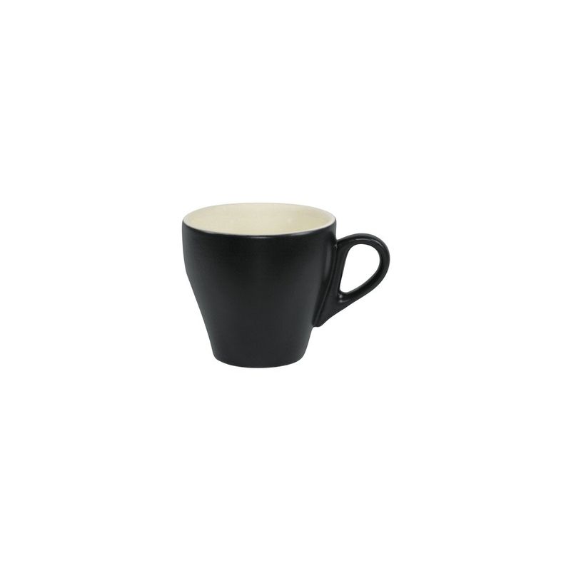 BREW-SMOKE/WHITE MATT LONG BLACK CUP 220ml (*BW0720*) = PACK OF 6 X EACHES