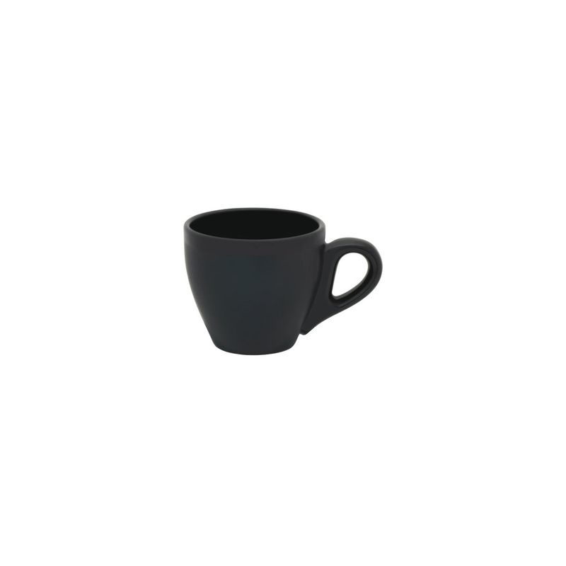 BREW-SMOKE MATT/GLOSS TWO TONE ESPRESSO CUP 90ml (*BW4000*) = PACK OF 6 X EACHES