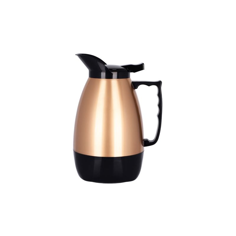 INSULATED JUG-2.0lt BLACK/GOLD "HOT'n COLD" (*04437*) =  1 X EACH