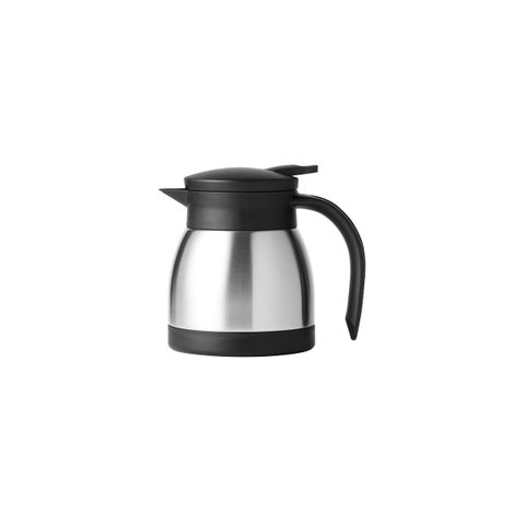 CHEF INOX SERVE JUG FLAT LID SATIN PUSH BUTTON 125mm 400ml (*71200*) =  1 X EACH