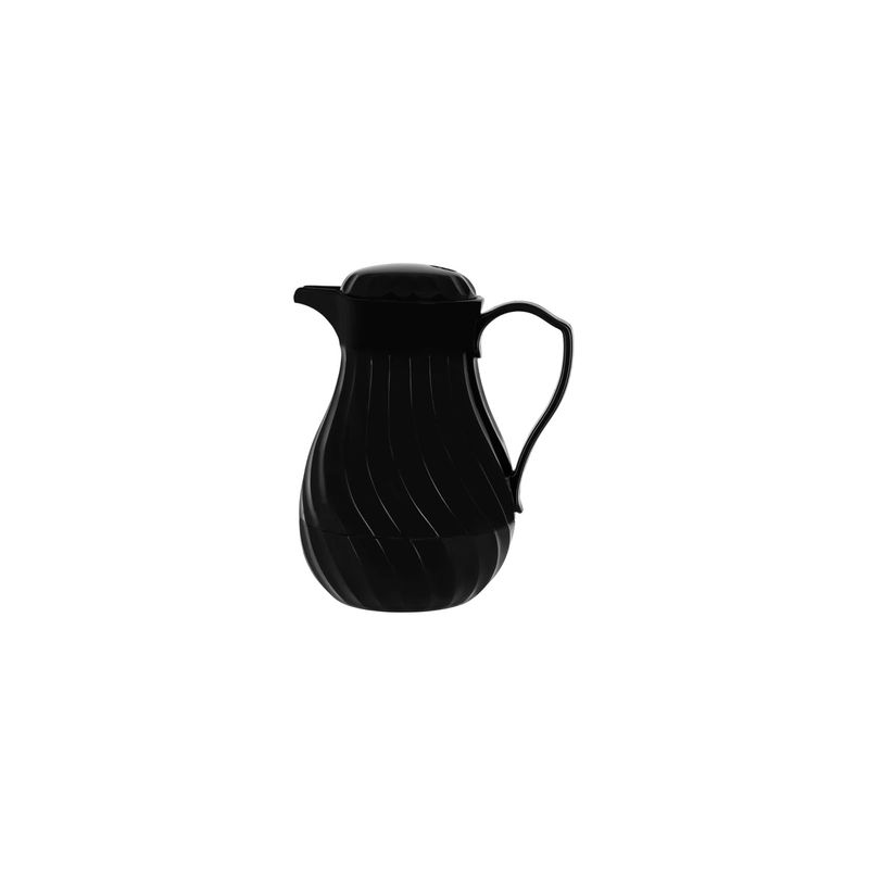 INSULATED JUG-0.6lt BLACK "CONNOISSERVE" (*04431-BK*) =  1 X EACH