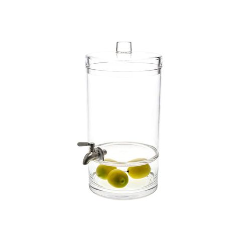 CHEF INOX ROUND JUICE DISPENSER POLY 297x253x409mm 8.9lt (*54976*) =  1 X EACH