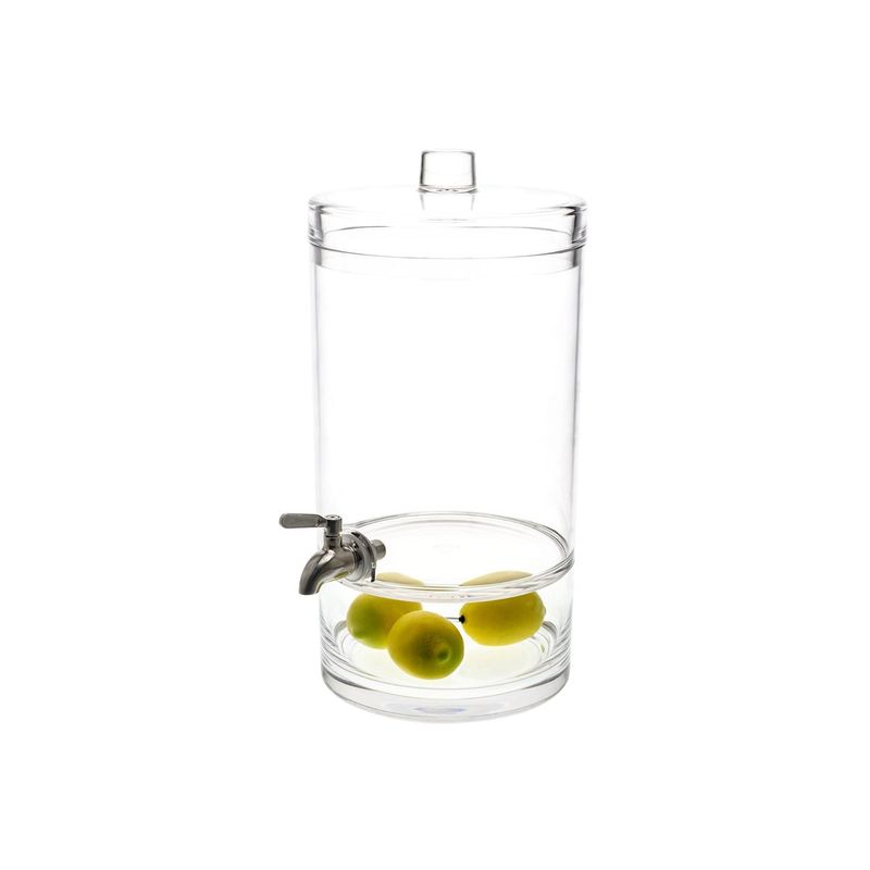 CHEF INOX ROUND JUICE DISPENSER POLY 297x253x409mm 8.9lt (*54976*) =  1 X EACH
