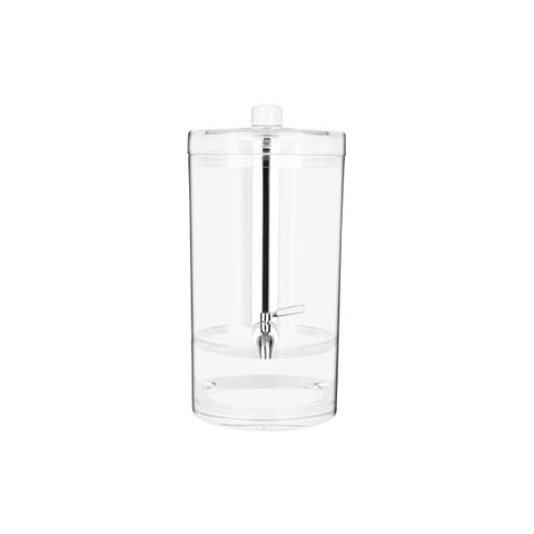 CHEF INOX ROUND JUICE DISPENSER POLY/ICE 247x206x409mm 6.4lt (*54980*) =  1 X EACH