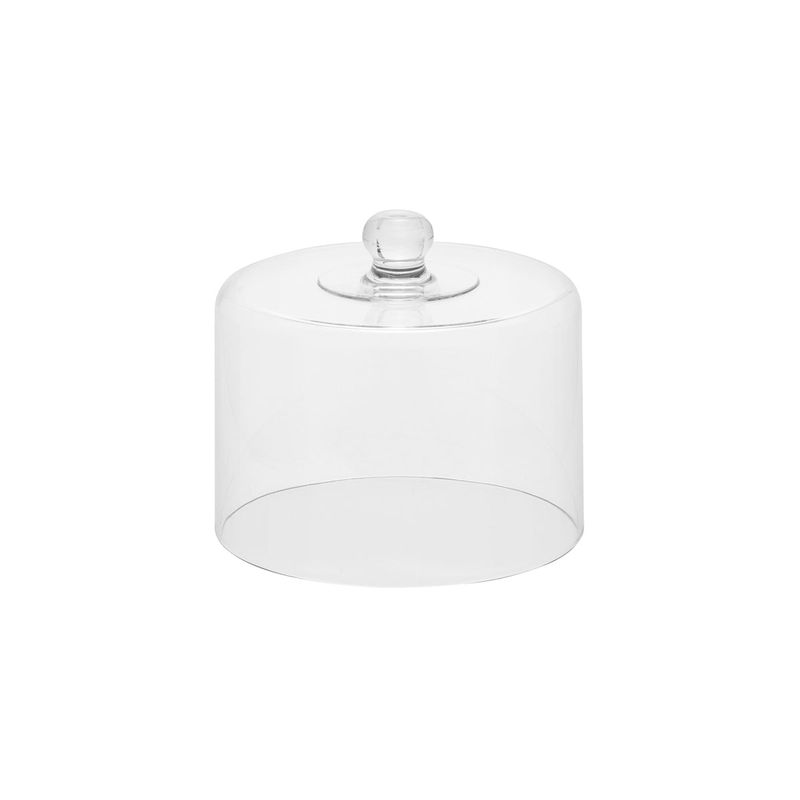 CHEF INOX STRAIGHT SIDE CLOCHE  POLYCARB 208x182mm CLEAR (*04173*) =  1 X EACH