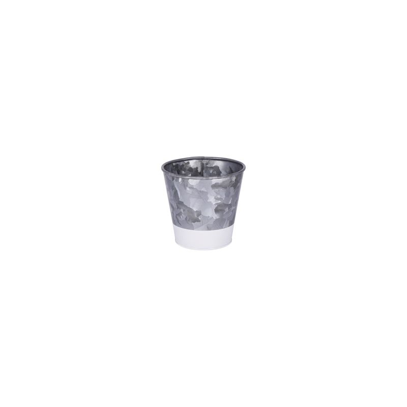 CHEF INOX CONEY IS GALVANISED POT FLARED 100x95mm DIPPED WHI (*78634*) =  1 X EACH