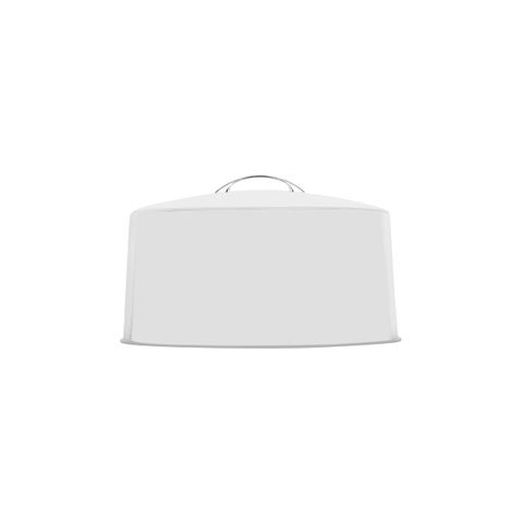 CHEF INOX CAKE COVER SAN w/CHROME HDL300x185mm CLEAR (*04140*) = PACK OF 12 X EACHES