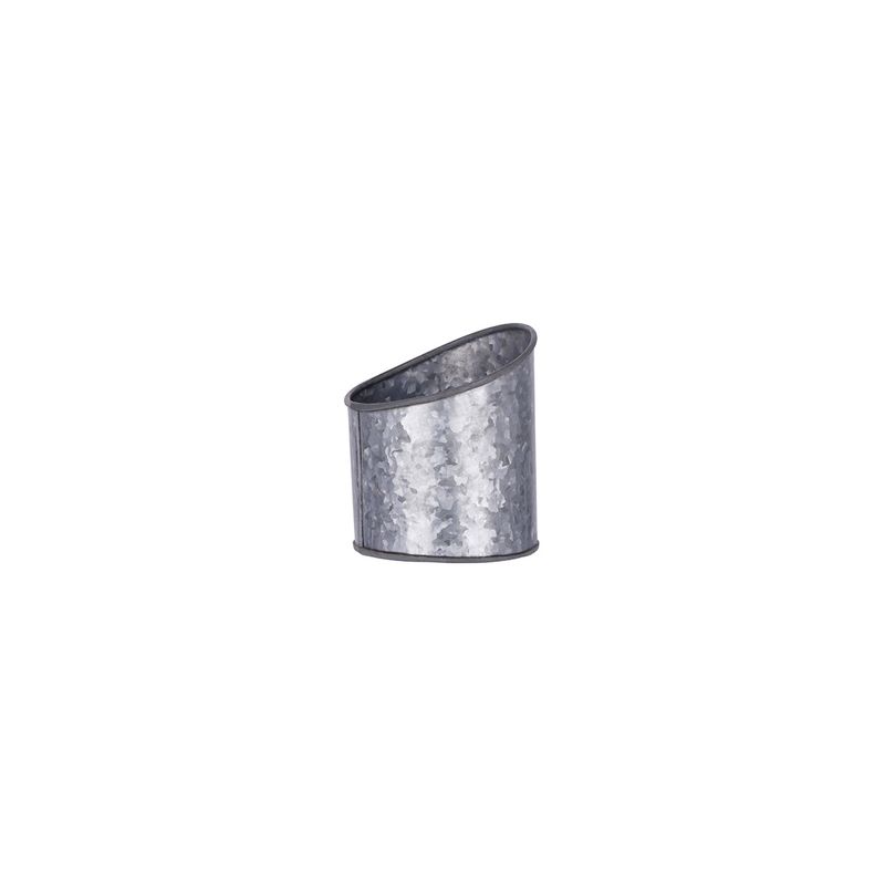 CHEF INOX CONEY IS GALVANISED SLANT POT 105x115mm (*78615*) =  1 X EACH
