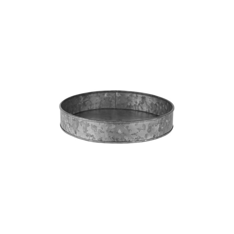 CHEF INOX CONEY IS GALVANISED ROUND TRAY 240x45mm (*78670*) =  1 X EACH