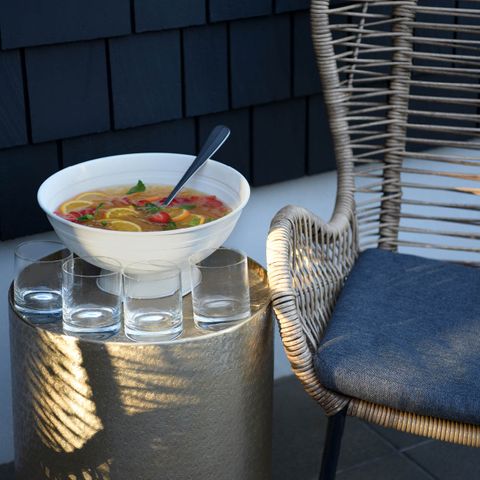 CONEY ISL-GALVANISED CREME P/C FOOTED SERVING BOWL 305x150mm (*78822*) = PACK OF 4 X EACHES
