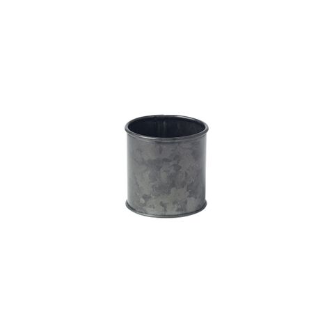 CHEF INOX CONEY IS GALVANISED BLK SUGAR SACHET POT 70x70mm (*78720*) =  1 X EACH