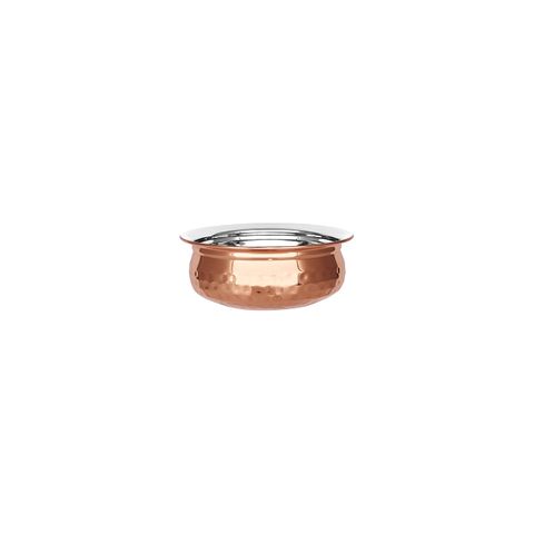 CHEF INOX HANDI BOWL S/S w/COPPER PLATE 130x55mm (*07497*) = PACK OF 12 X EACHES