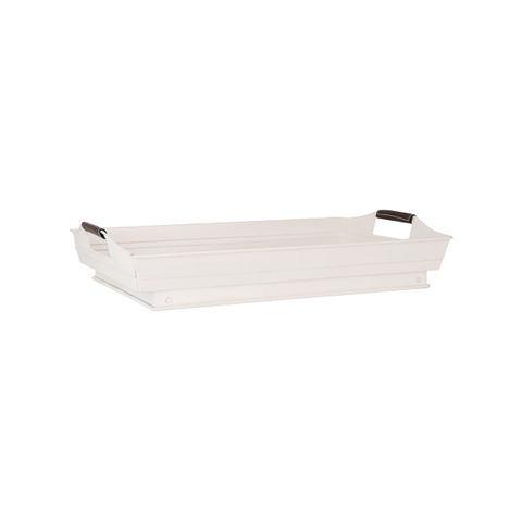 CONEY ISL-GALVANISED CREME P/C TRAY W/ST RECT LTHR 480x310mm (*78836*) = PACK OF 6 X EACHES