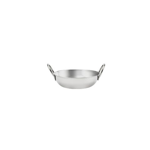 CHEF INOX KADAI BOWL w/HDLS S/S 130mm (*07490*) = PACK OF 12 X EACHES