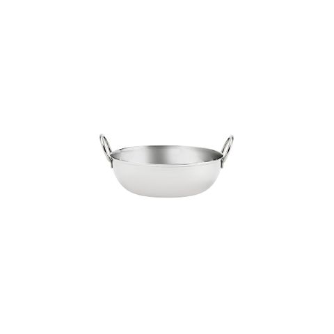 CHEF INOX KADAI BOWL w/HDLS S/S 160mm (*07491*) = PACK OF 12 X EACHES