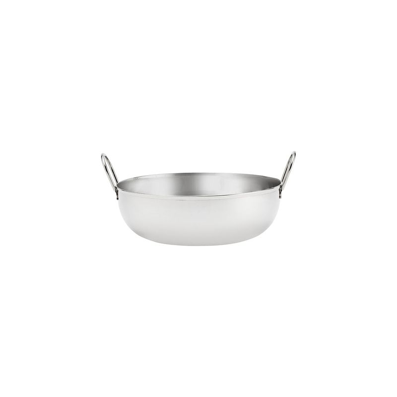 CHEF INOX KADAI BOWL w/HDLS S/S 230mm (*07493*) = PACK OF 6 X EACHES