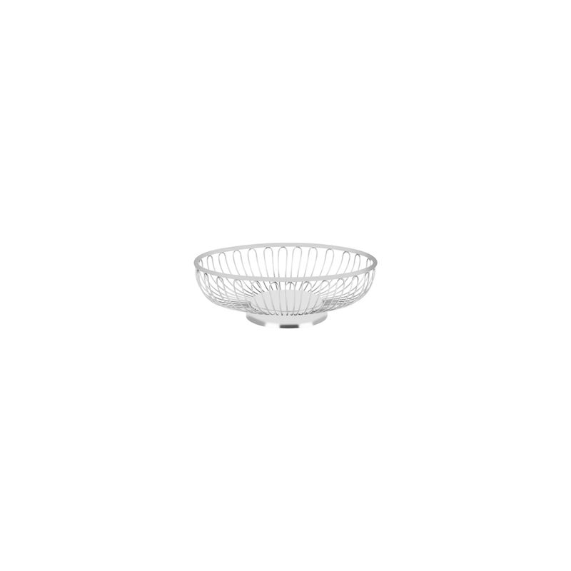 CHEF INOX OVAL BASKET WIRE 18/10 200x145x65mm (*70358*) = PACK OF 6 X EACHES