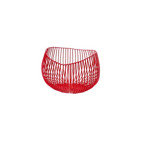 SERAX ANTONINO SCIORTINO SMALL WIRE BASKET 230x200x160mm RED (*SERAXB7211275R*) = PACK OF 4 X EACHES