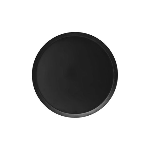 CHEF INOX CAKE PLATE POLYCARBONATE 308x18mm BLACK (*04153*) =  1 X EACH